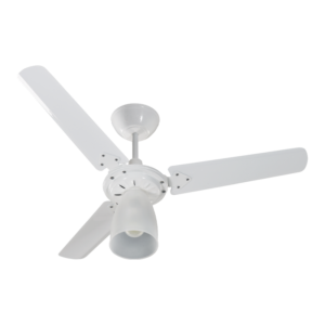 Super Promo! Ventilador de Teto MBA Branco pás MDF
